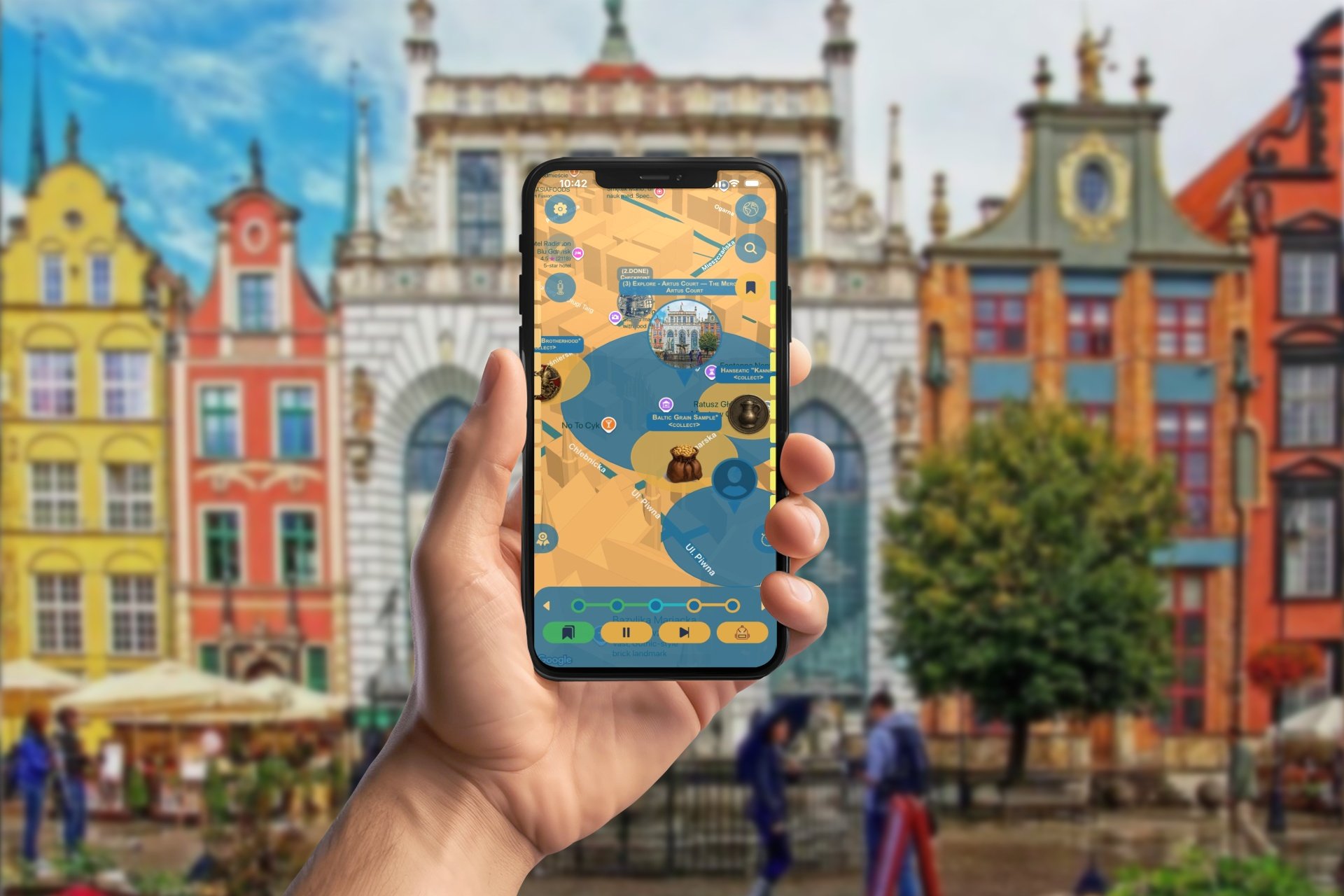 A local tour creator planning a route at their desk